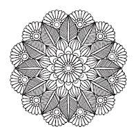 mandala cedar bloom Sticker by CAM Jewelry