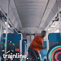happy party GIF by trainline