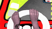 ali3jackson car driving traffic road trip GIF