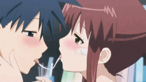 Anime Kiss Gif  IceGif