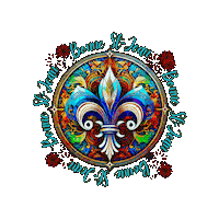 TresorsDuMondeInc feux dartifice fleur de lys tresors du monde inc fond transparent Sticker