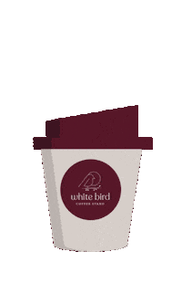 White Bird Sticker by White Bird Coffee Stand