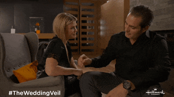Alison Sweeney Holding Hands GIF by Hallmark Channel
