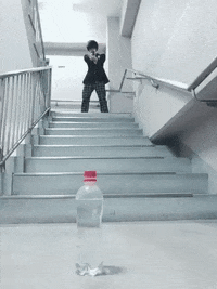 challenge kick cap off kicking GIF