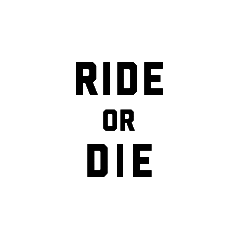 Ride Or Die Sticker by RIDE CYCLE CLUB