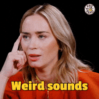 Confused Emily Blunt GIF by First We Feast
