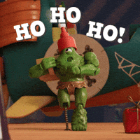 Merry Christmas Laughing GIF by TheTinies