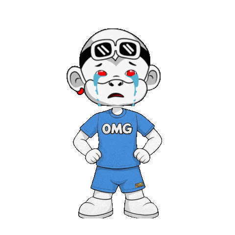 Surprised Face Wow Sticker by Zhot Shop