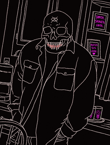 Kevin James Skull GIF by Mental Barf