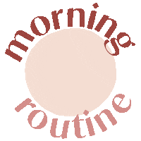 beauteprivee morning routine morning routine beaute Sticker