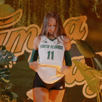 South Florida Volleyball GIF by USF Athletics