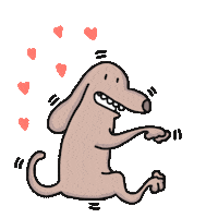 Dog Love Sticker by P8ladas