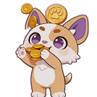 Cat Money Sticker by Debellum