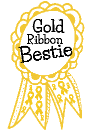 Gold Cancer Sticker by Little Hero Foundation