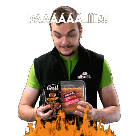 Burning Too Hot To Handle Sticker by Albert Česká republika