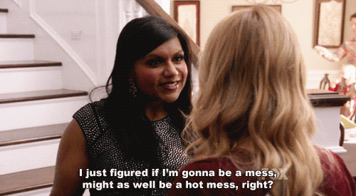 drunk the mindy project GIF