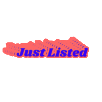 Just Listed Sticker by Mark Rucco