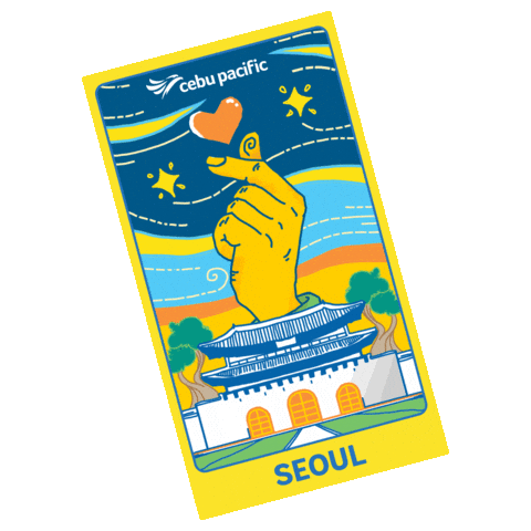 South Korea Travel Sticker by Cebu Pacific Air