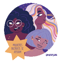 Girls Support Girls Sticker by Magnólia Papelaria