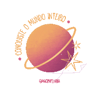 Planet Conquista Sticker by Magnólia Papelaria