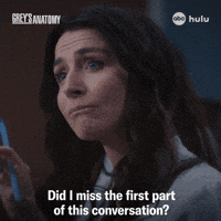 Greys Anatomy What GIF by ABC Network