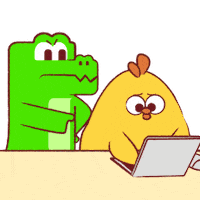 Work Chicken Sticker by Miniso Canada