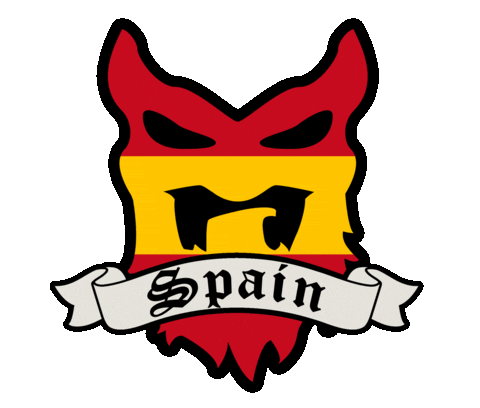 Beard Spain Sticker by BEARDED VILLAINS
