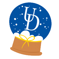 UDAlumni christmas holiday happy new year seasons greetings Sticker