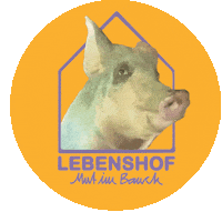 mutimbauch adoptdontshop govegan misspiggy lebenshof Sticker