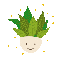 rovinya face plant smiley cactus Sticker