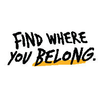 aiconcampus aic yellow jackets find where you belong aic yellow jackets Sticker