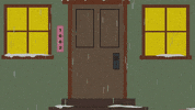 kyle broflovski rain GIF by South Park 