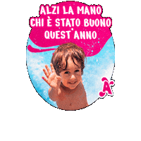 Aquafollie natale bambino aquafollie Sticker