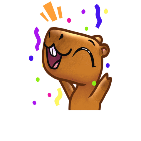 paulamiya giphygifmaker happy party yay Sticker