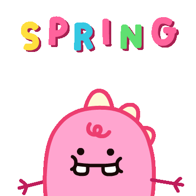Spring Flores Sticker by DINOSALLY