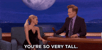 you're so very tall conan o'brien GIF by Team Coco