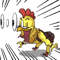 Mobile Game Chicken Sticker by Official PUBG MOBILE