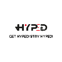 Hyped_Up hyped up Sticker