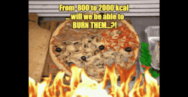 Pizza Kcal GIF by GIF IT UP