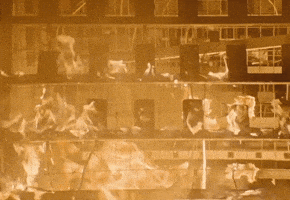 Burning Music Video GIF