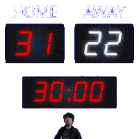 22 Away Sticker