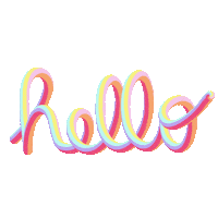 Bonjour Hello Sticker