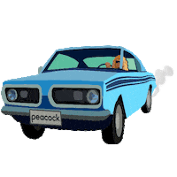 Poker Face Car Sticker by Peacock