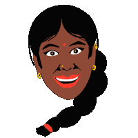 Indian Wow Sticker