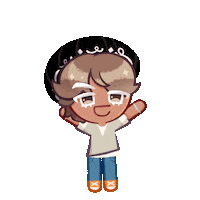 Happy V Sticker by cookierun