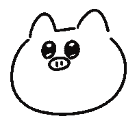 Pig すき Sticker