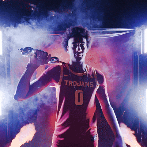 Basketball Hoops GIF by USC Trojans