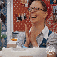 Happy Sewing Bee GIF by The Great British Sewing Bee