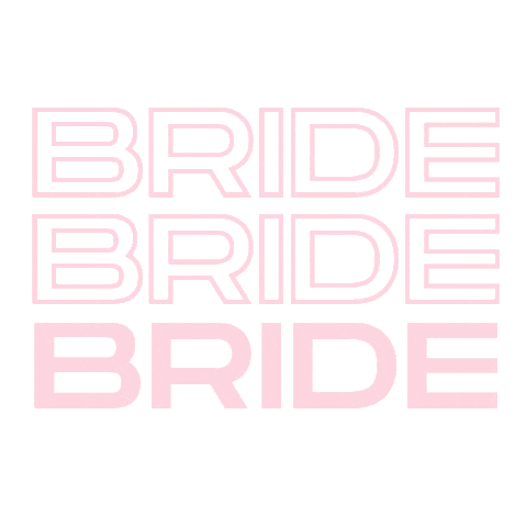 Wedding Bride Sticker by Soiree Social Co