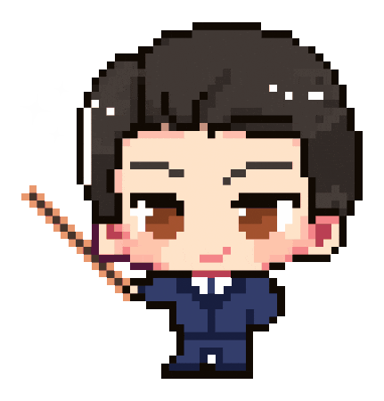 Pixel Point Sticker by AJ